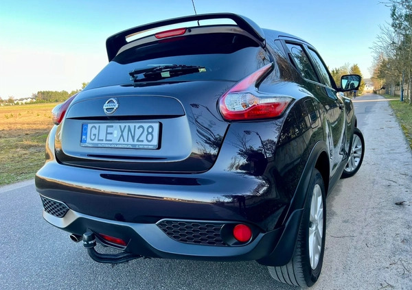 Nissan Juke cena 42900 przebieg: 167671, rok produkcji 2015 z Lębork małe 529